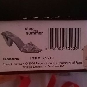 Rare Just The Right Shoe Cabana Retired